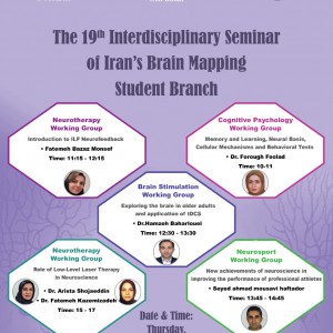 The 19th  Interdisciplinary Seminar of Iran’s Brain Mapping Student Branch
